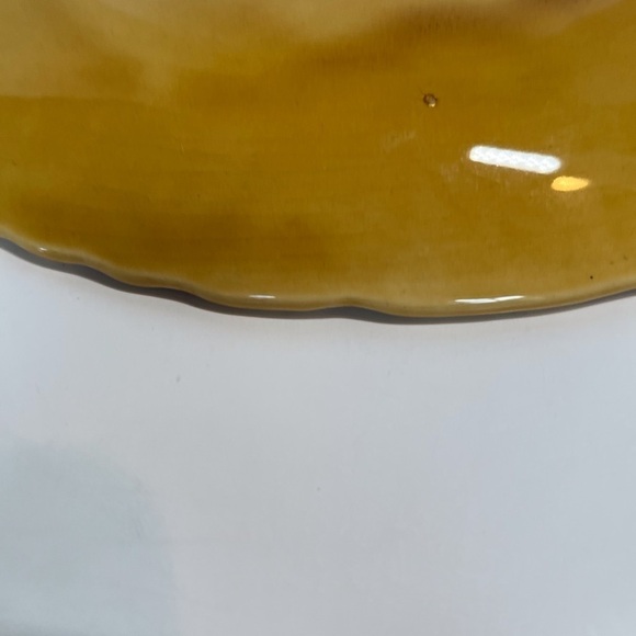 Vintage Sarreguemine French Majollica Platter with Fruits and Leaves Design - Picture 8 of 11